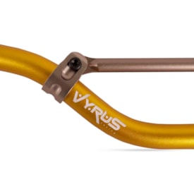 Segunda imagem do produto Guidão Crossbar 22mm Vyrus Médio 971 Dourado