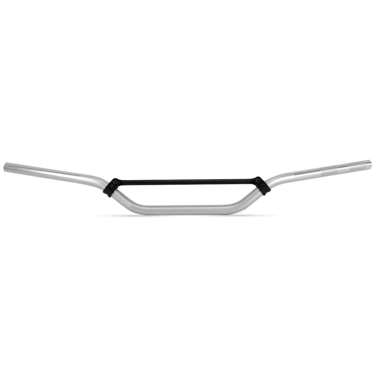 Guidão Renthal 7/8 Crossbar 22mm Médio 971 Ricky Carmichael Prata