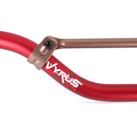 Segunda imagem do produto Guidão Crossbar 22mm Vyrus Médio 971 Vermelho