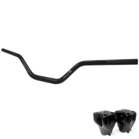 Guidão Mx Tech Super Fat Com Adaptador 32mm Preto