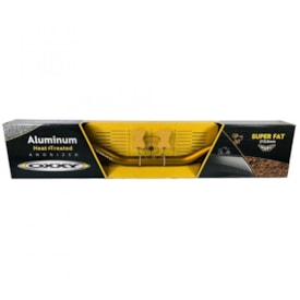 Segunda imagem do produto Guidão Oxxy Alto Dourado Super Fat Bar 32mm + Adaptador