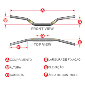 Segunda imagem do produto Guidão Protaper Se 7/8 22mm Médio/Alto CR High Cinza
