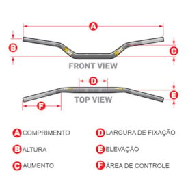 Segunda imagem do produto Guidão Protaper Se 7/8 Crossbar 22mm Baixo Carmichael Prata