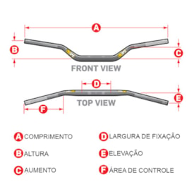 Segunda imagem do produto Guidão Protaper Se 7/8 Crossbar 22mm Baixo/Médio Sx Race Preto