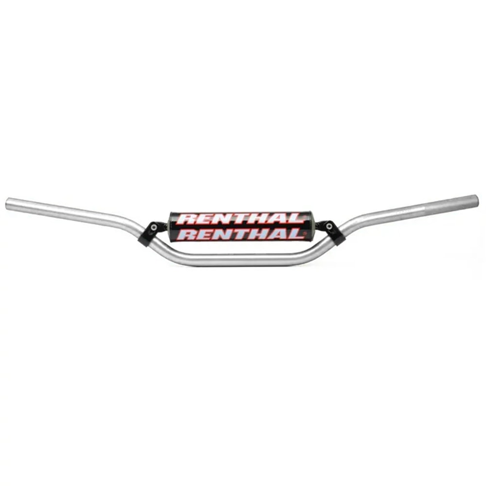Guidão Renthal 7/8 Crossbar 22mm Alto 722 Ricky Johnson Cr High Prata