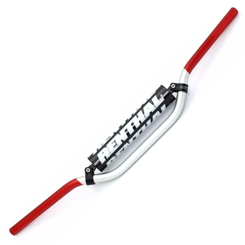 Guidão Renthal 7/8 Crossbar 22mm Alto 809 Ricky Carmichael High