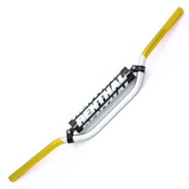 Segunda imagem do produto Guidão Renthal 7/8 Crossbar 22mm Médio 971 Ricky Carmichael Prata Dourado