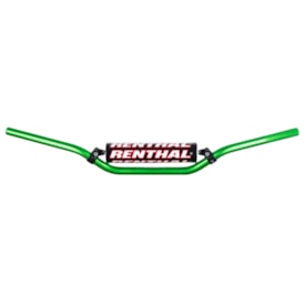 Guidão Renthal 7/8 Crossbar 22mm Médio 971 Ricky Carmichael Verde