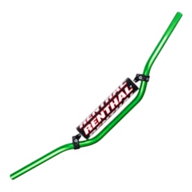 Segunda imagem do produto Guidão Renthal 7/8 Crossbar 22mm Médio 971 Ricky Carmichael Verde