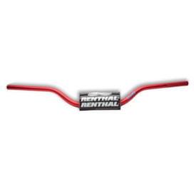 Guidão Renthal Fatbar 28mm Alto 605 Ricky Johnson / Cr High Vermelho