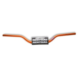 Guidão Renthal Fatbar 28mm Baixo 827 Villopoto / Stewart Laranja