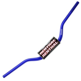 Segunda imagem do produto Guidão Renthal Fatbar 28mm Médio 604 Ricky Carmichael Azul