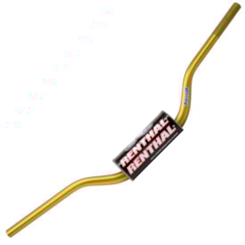 Segunda imagem do produto Guidão Renthal Fatbar 28mm Médio 604 Ricky Carmichael Dourado