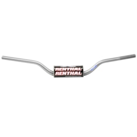 Guidão Renthal Fatbar 28mm Médio 604 Ricky Carmichael Prata