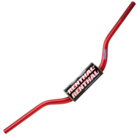 Segunda imagem do produto Guidão Renthal Fatbar 28mm Médio 604 Ricky Carmichael Vermelho