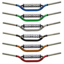 Segunda imagem do produto Guidão Renthal Twinwall 28mm Alto 922 Rc High Azul