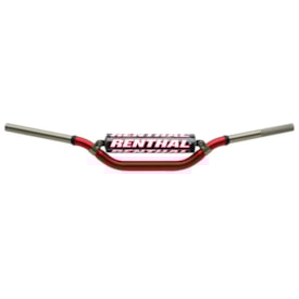 Guidão Renthal Twinwall 28mm Médio 998 Reed / Windham Vermelho