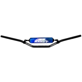 Guidão Rezzy 22mm Crossbar Médio Azul