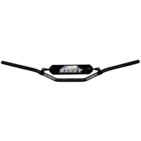 Guidão Rezzy 22mm Crossbar Médio Preto