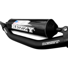 Segunda imagem do produto Guidão Rezzy 28mm Fatbar Médio com Barra Preto