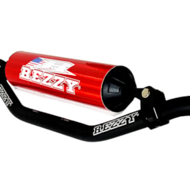 Segunda imagem do produto Guidão Rezzy Fatbar 28mm com Barra Baixo Carmichael Vermelho