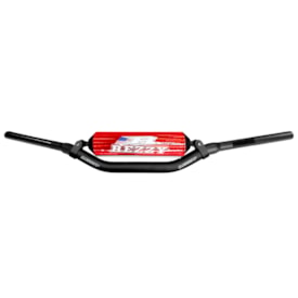 Guidão Rezzy Fatbar 28mm com Barra Baixo Carmichael Vermelho