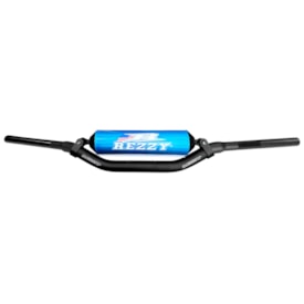 Guidão Rezzy Fatbar 28mm com Barra Preto Azul