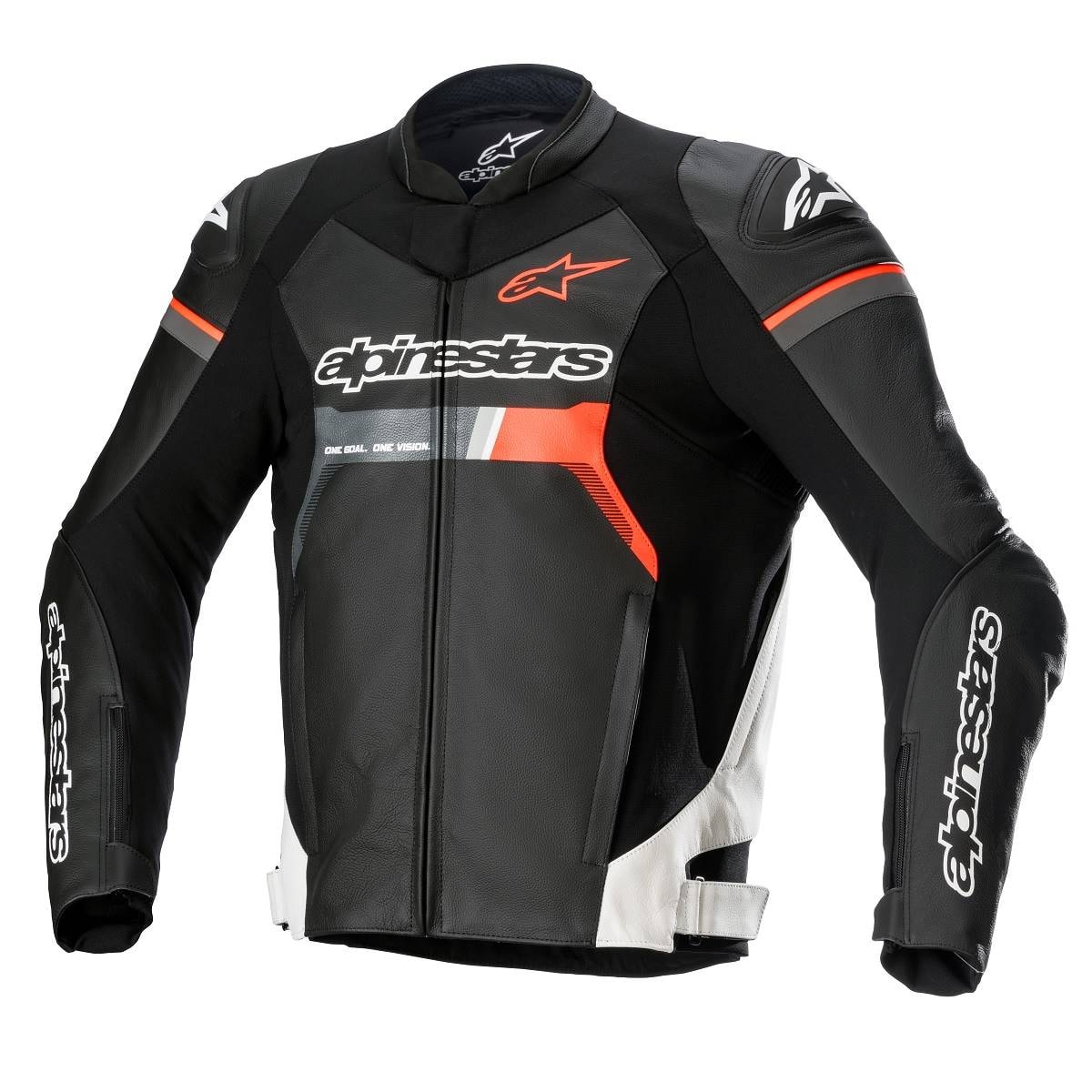 Jaqueta Alpinestars Gp Force Preto Branco Vermelho