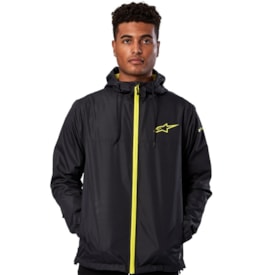 Segunda imagem do produto Jaqueta Alpinestars Treq Windbreaker Preto Fluor