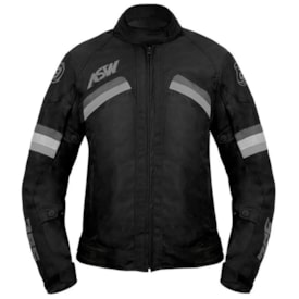 Jaqueta Feminina Asw 365 Preto Cinza
