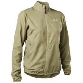 Jaqueta Feminina Fox Bike Ranger Windbreaker Verde Militar