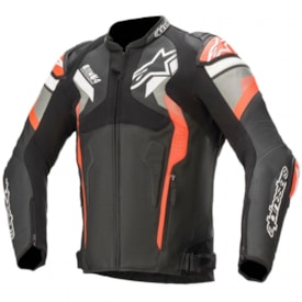 Jaqueta Impermeável Alpinestars Atem V4 Preto Cinza Vermelho Fluor