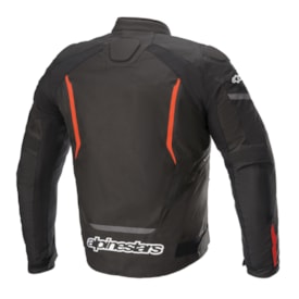 Segunda imagem do produto Jaqueta Impermeável Alpinestars T-jaws V3 Waterproof Preto Vermelho
