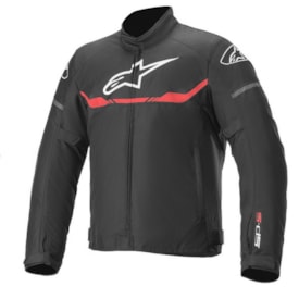 Jaqueta Impermeável Alpinestars T-sps Waterproof Preto Vermelho