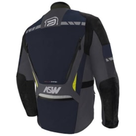 Segunda imagem do produto Jaqueta Impermeável Asw Pangea Azul Cinza