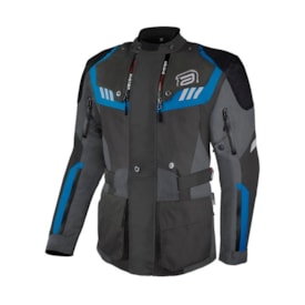 Jaqueta Impermeável Asw Pangea Cinza Azul