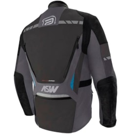 Segunda imagem do produto Jaqueta Impermeável Asw Pangea Cinza Azul