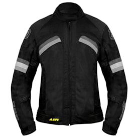 Jaqueta Impermeável Feminina Asw 365 Air Preto Cinza
