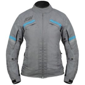 Jaqueta Impermeável Feminina Asw 365 Cinza