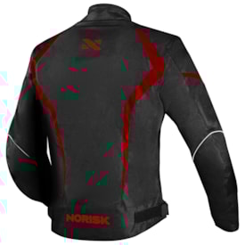 Segunda imagem do produto Jaqueta Impermeável Norisk Masculina Nr01 Preto Vermelho