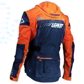 Segunda imagem do produto Jaqueta Leatt Brace 5.5 Enduro Laranja Azul