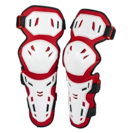 Joelheira Amx Control Branco Vermelho