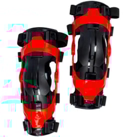 Joelheira Articulada Amx Rx Vermelho Preto