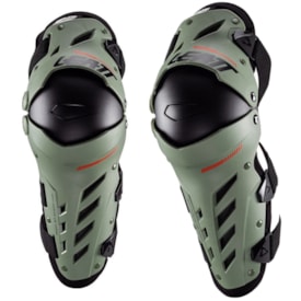 Joelheira Articulada Leatt Dual Axis Cactus Verde Militar