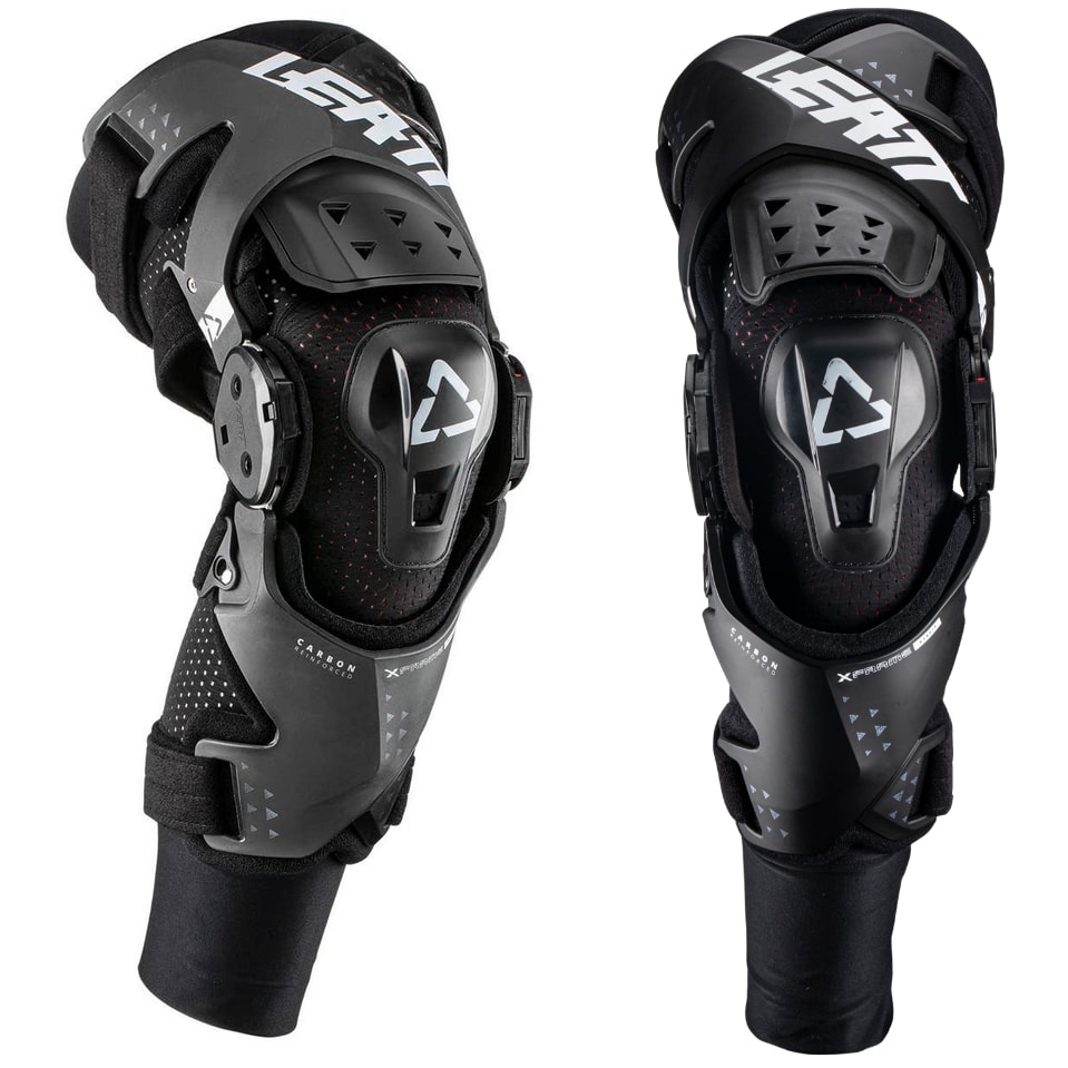 Joelheira Articulada Leatt Brace Z-Frame Preto Dourado