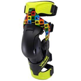 Segunda imagem do produto Joelheira Articulada Pod K4 2.0 VR46 Limited Edition Preto Amarelo Fluor