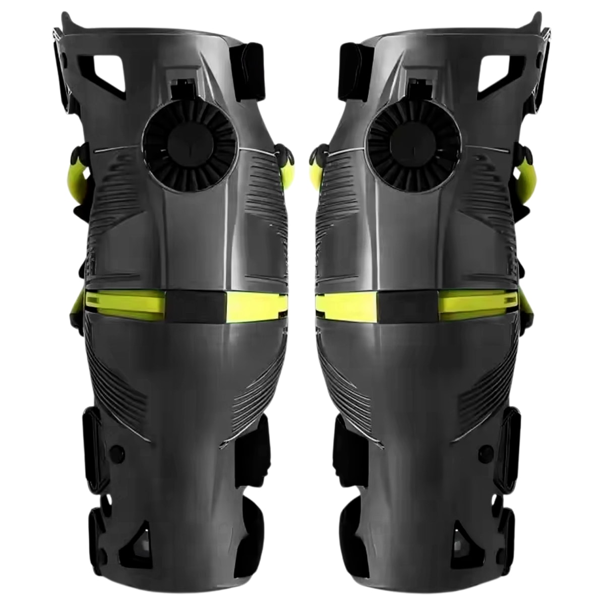 Joelheira Articulada Protect T8 Motocross Preto Fluor