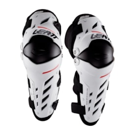 Joelheira Infantil Leatt Dual Axis Branco