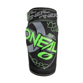 Segunda imagem do produto Joelheira Infantil Oneal Dirt Preto Fluor