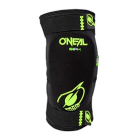 Segunda imagem do produto Joelheira Oneal Dirt Preto Fluor